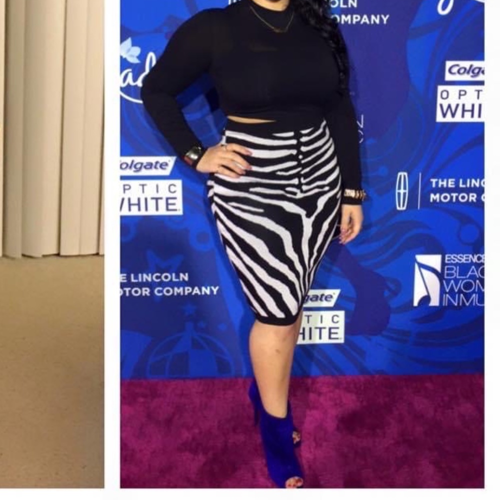 Zebra print Skirt